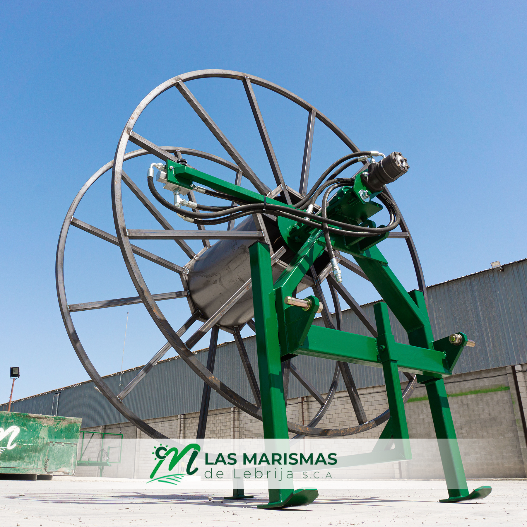 Enrollador de goma de goteo para tractor: una solución eficiente para la agricultura